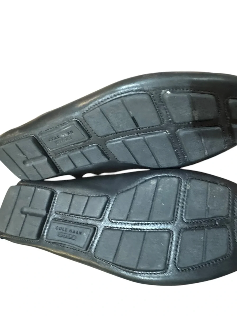 Black Men's Leather Slip-On Loafers